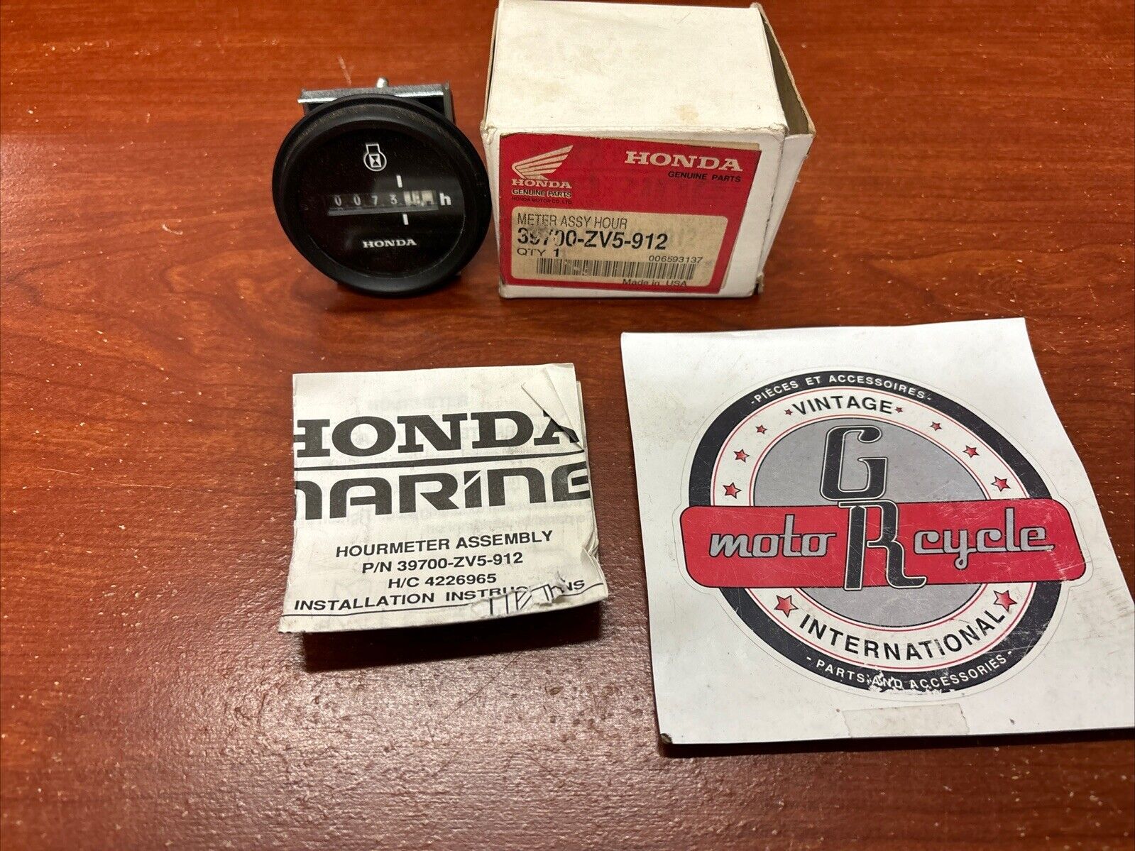 Honda 25HP 30HP HOUR METER 39700-ZV5-912 SUB 39700-ZV5-800AH H173