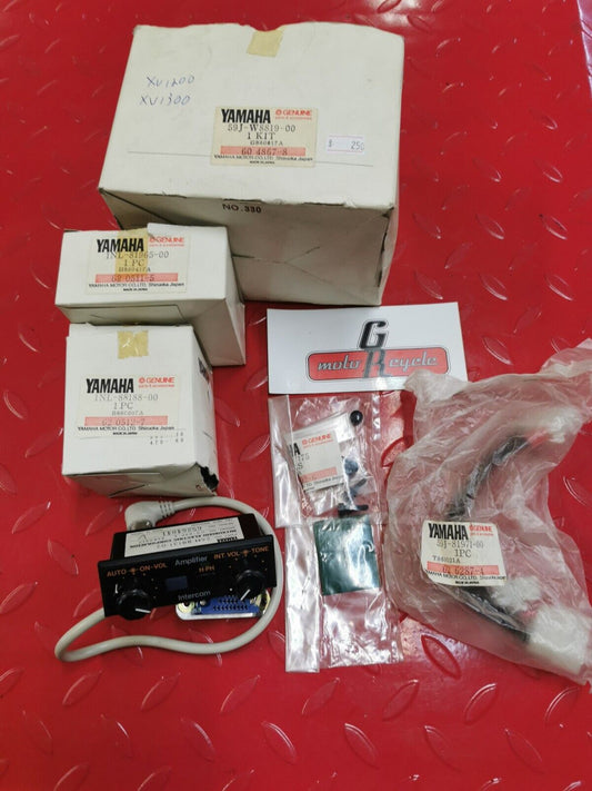 NOS Yamaha  XV1200 XV1300 AUDIO KIT 1NL-88188-00 1NL-81965-00 26H-88131-02 Y15