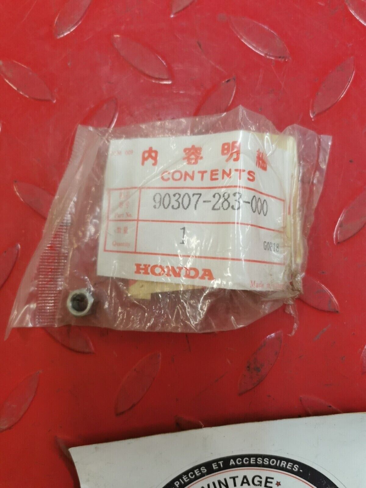 NOS Honda CB400 CB350 CB500 CM400 CL450 CHAIN ADJUSTING NUT 90307-283-000 H25