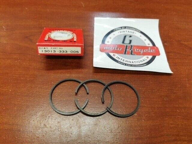 NOS Honda CB350F PISTON RING SET (OS 0.50) 13013-333-005 SUB 13031-333-305 H98