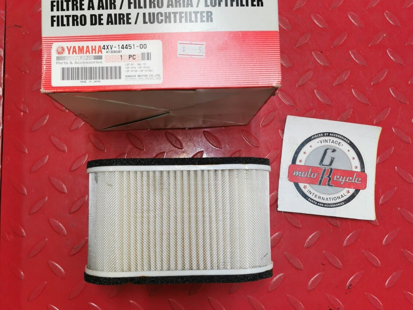NOS YAMAHA 1998 - 2001 YZFR1 AIR FILTER 4XV-14451-00-00 Y41