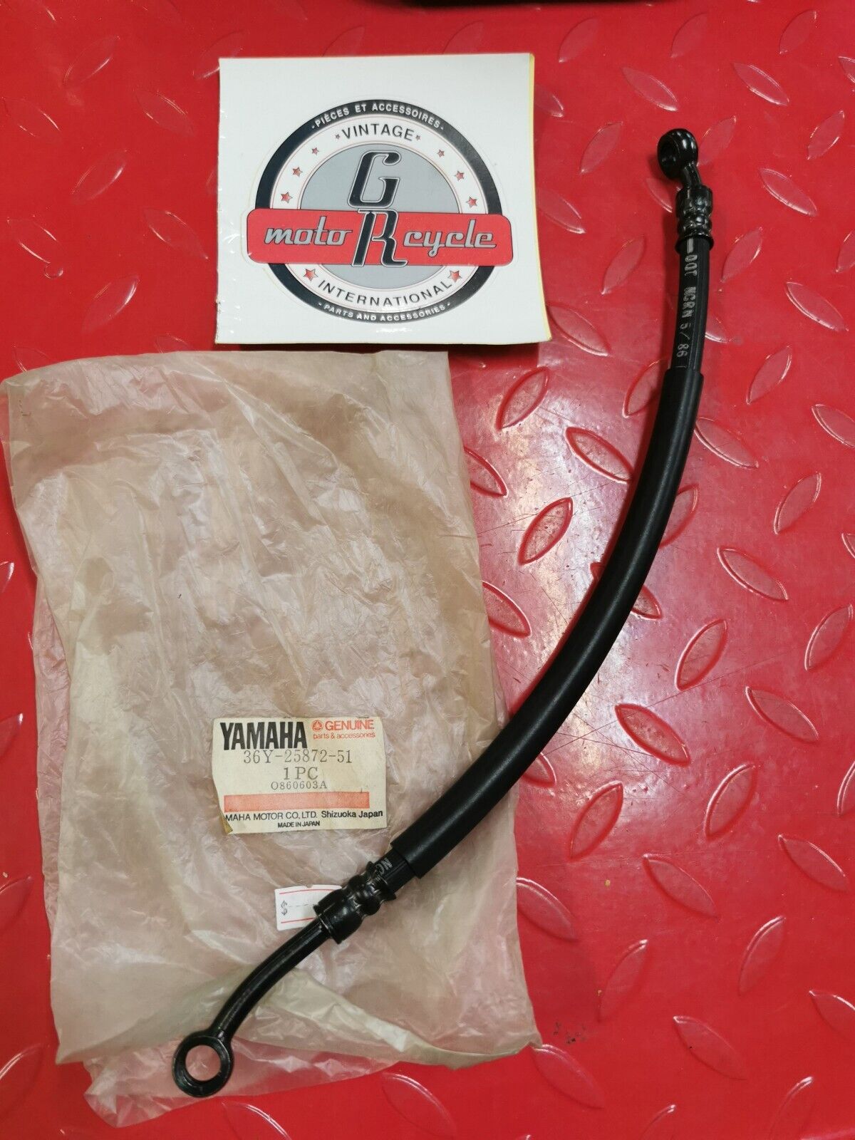 NOS YAMAHA FJ1100 FJ1200 1984 1985 1986 HOSE BRAKE 1  36Y-25872-51 Y30
