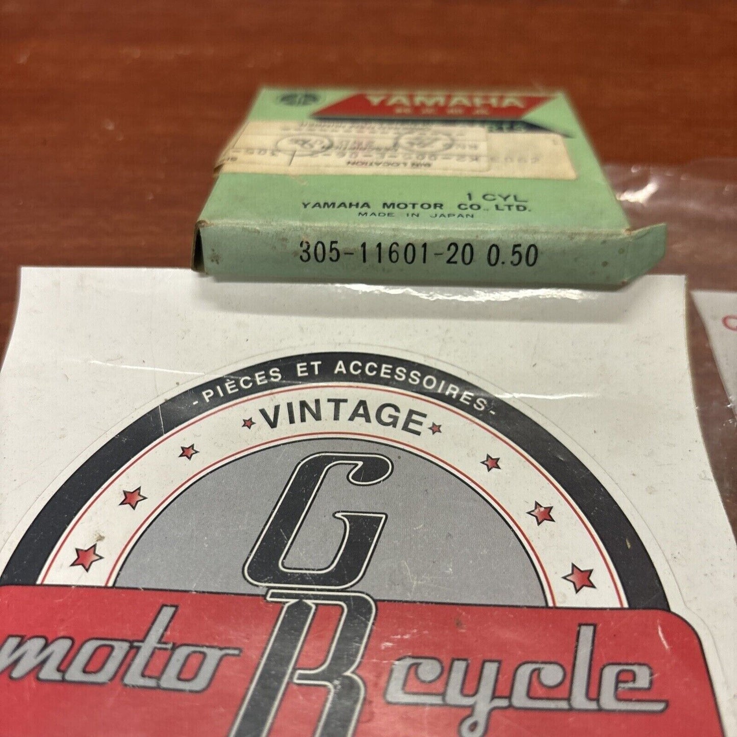 NOS Yamaha YL2 L5T PISTON RING O/S 0.50 305-11601-20-00 SUB 335-11601-20-00 Y174