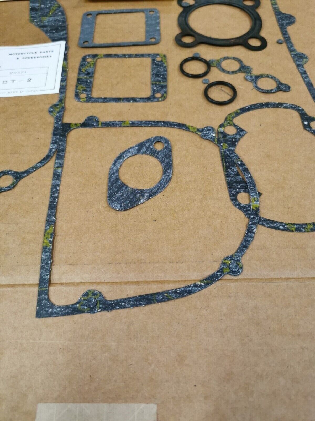 NOS CHARIOT CYCLE DT2 INCOMPLETE GASKET KIT SET EB-125 J48