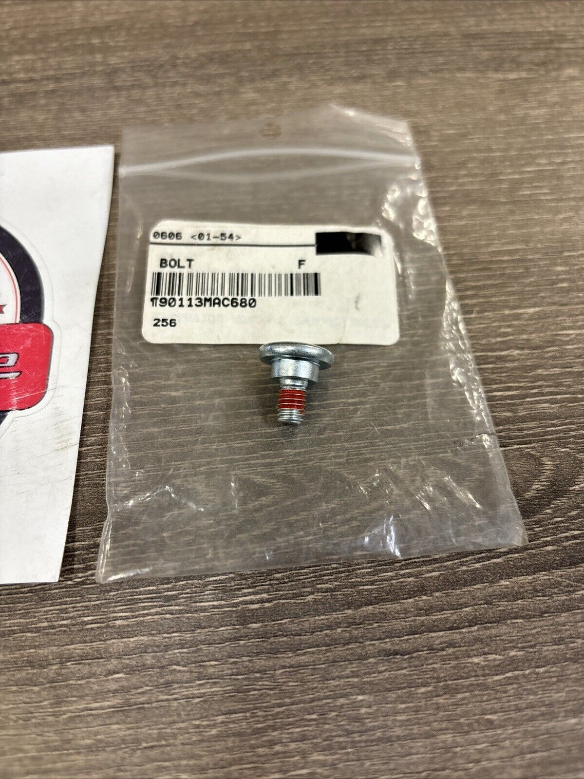 NOS Honda CR125R CR250R CR500R CR80R PROTECTOR BOLT 90113-MAC-680 H130