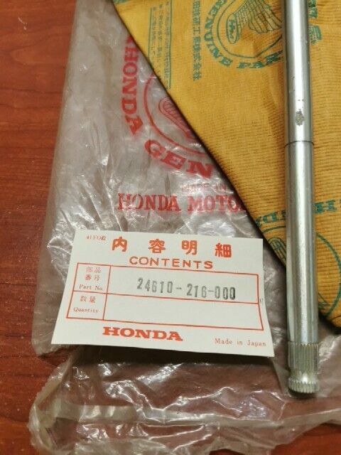 NOS Honda CB93 CB125 CA160 CB160 CL160 GEAR SHIFT SPINDLE 24610-216-000 H80
