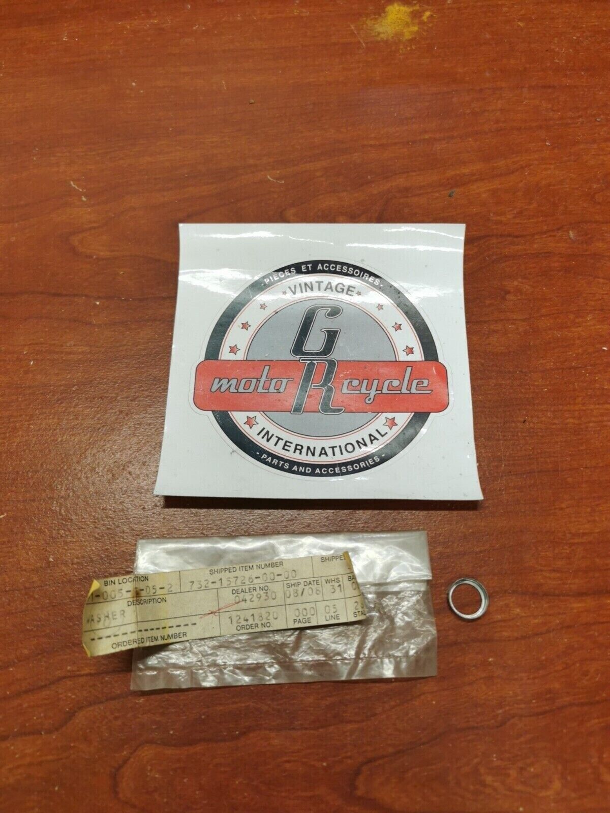 NOS YAMAHA EF2000 EF1400 EF1800 EF1200 FLAT WASHER 732-15726-00-00 Y72