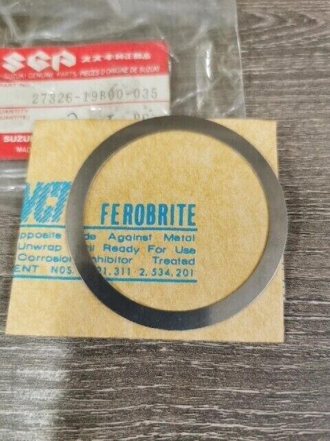 NOS SUZUKI LT4WD 1987 - 1995 SHIM FRONT DRIVEN BEVEL GEAR 27326-19B00-035 S57