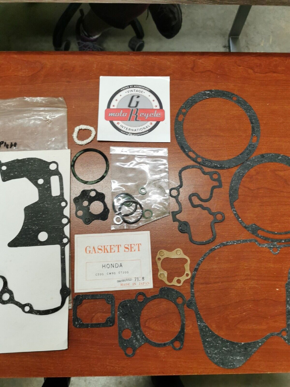 NOS Honda C200 CM90 CT200 GASKET KIT INCOMPLETE H37