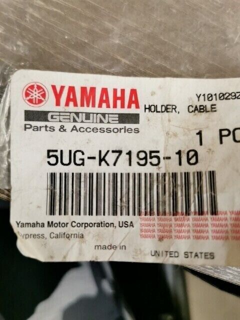 NOS YAMAHA YXR45FW YXM700DFR YXC700DFL CABLE HOLDER 5UG-K7195-10-00 Y113