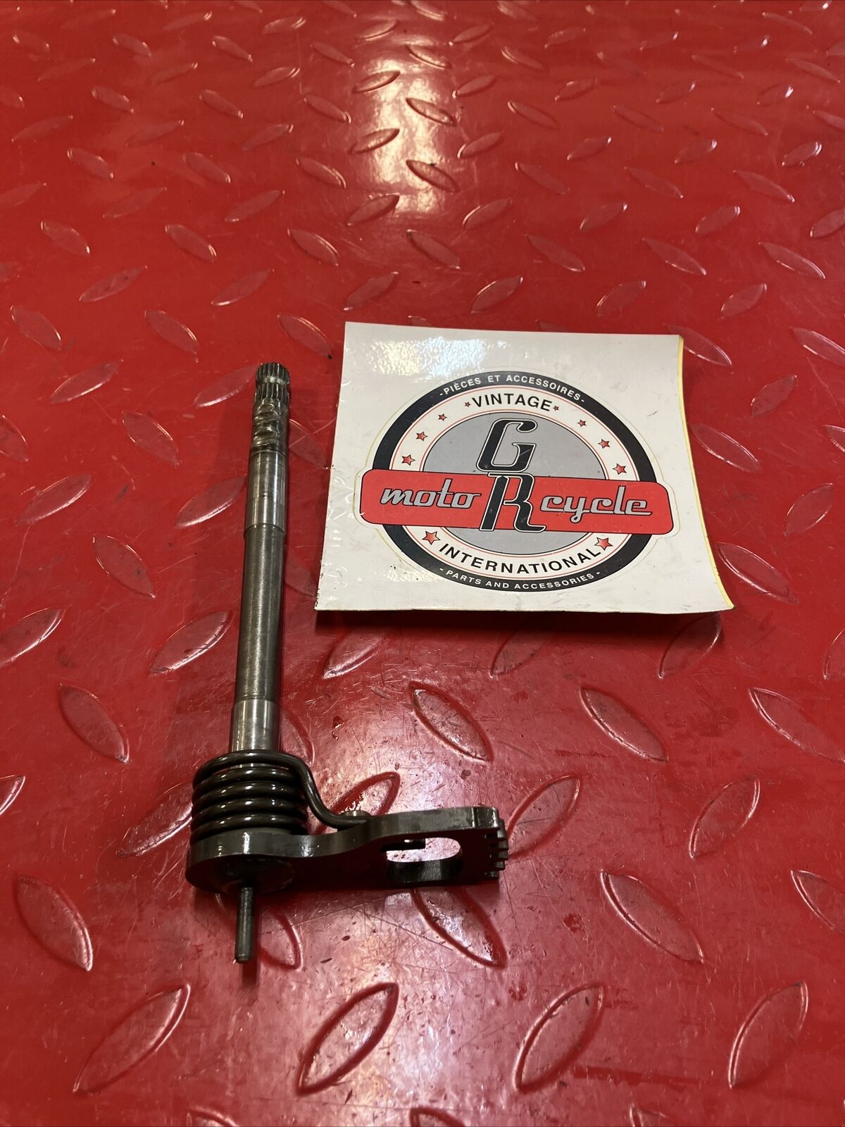 Suzuki RM125 1987 transmission gearshift gear shift shaf spindle