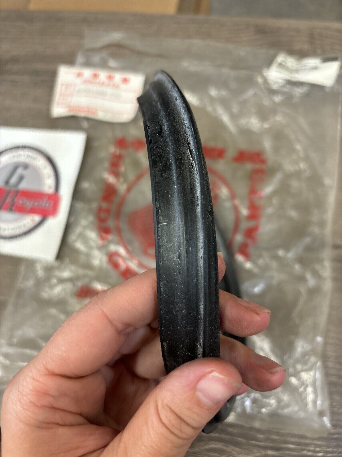 NOS Honda 1987 TRX250 FRONT BRAKE SEAL 91751-HA8-770 H119