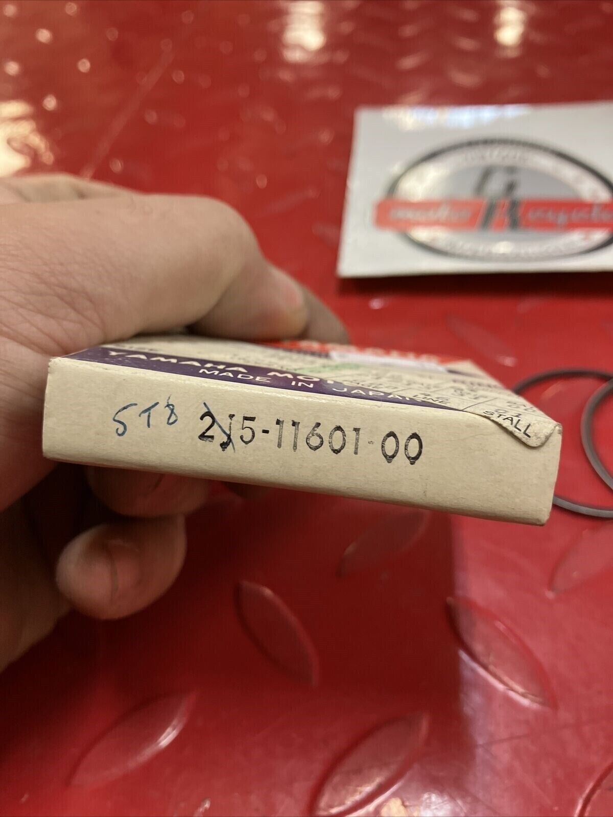 Nos Yamaha YZ80 1976 - 1980 Piston ring set STD 2j5-11601-00 5T8-11601-00-00 Y34