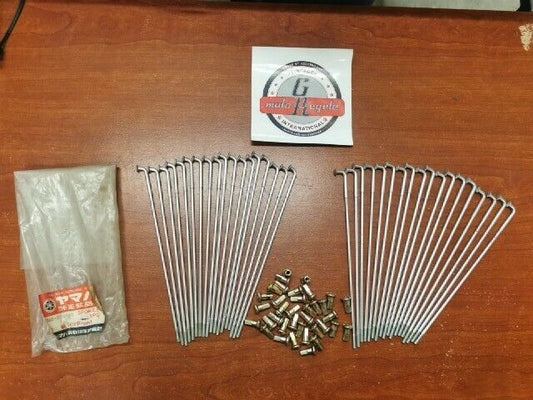 NOS Yamaha 1970 1971 XS1 SPOKE KIT SET COMPLETE 306-25104-00-00 Y134