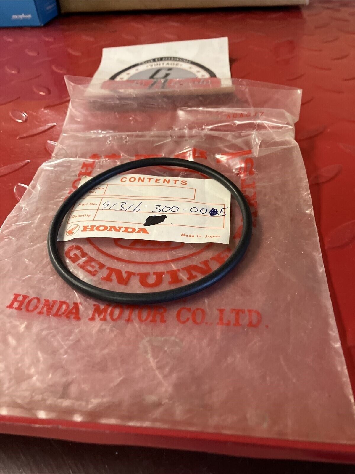 NOS HONDA O-RING (89X4.5) 91316-300-005 H24