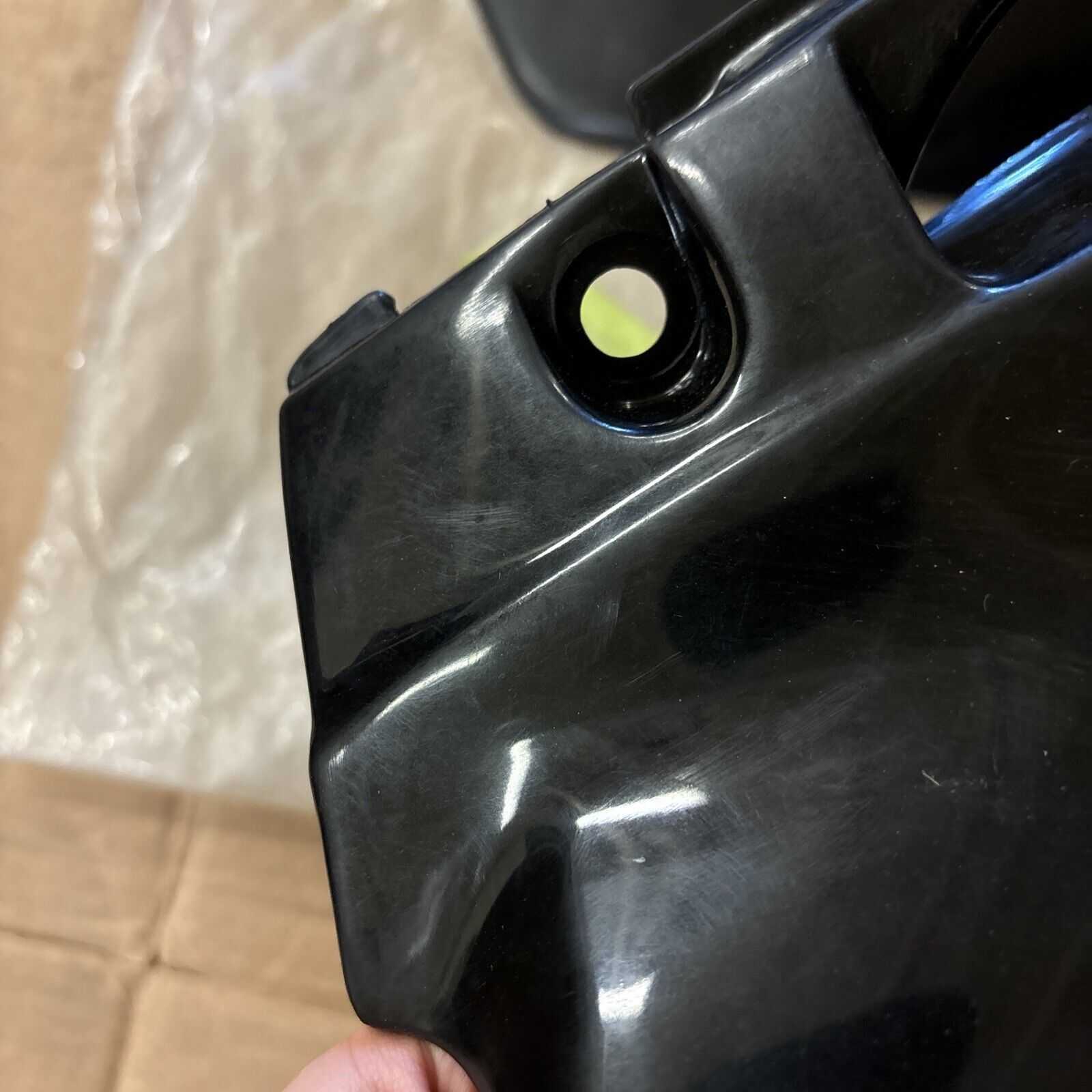 NOS UF0 PLAST 1994 - 1998 KX125 KX250 SIDE PANELS BLACK KA02769001