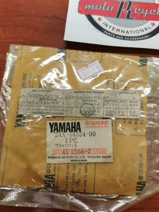 NOS Yamaha YZ125 CLUTCH PLATE 24X-16324-00-00 Y100