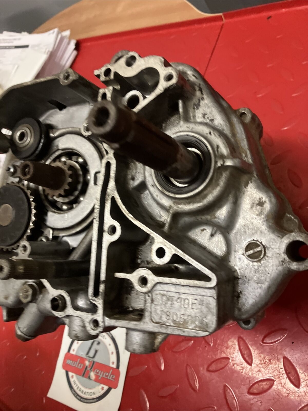 Honda CT90 1977 engine motor crankcase Bottom end crank transmission