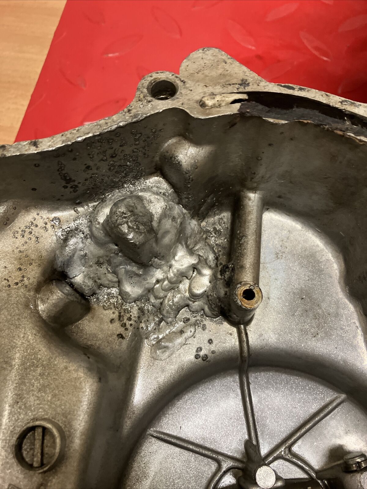 Honda XR100 1984 engine mottor bottom end crankcase crankshaft transmission