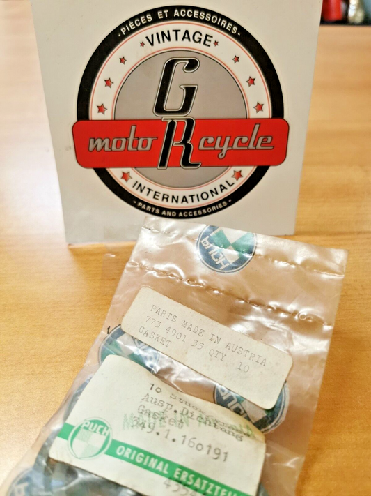 NOS BOMBARDIER PUCH MAXI  EXHAUST GASKET  773-490-135  349.1.160191  P1