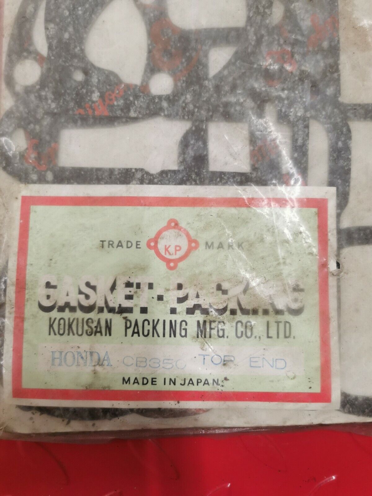 NOS Honda CB350 TOP END GASKET KIT H2