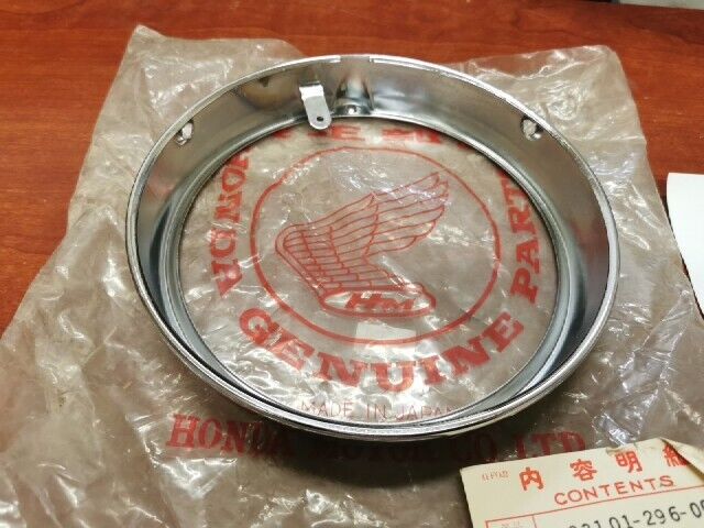NOS Honda CB175K3 CB250 CB350 CL250 HEADLIGHT RIM 33101-296-003 H80