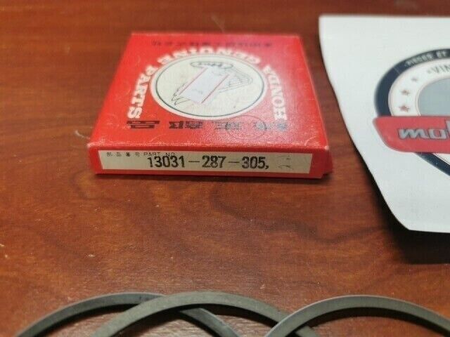 NOS Honda XL175 K1 PISTON RING SET 0.50 13031-287-305 SUB. 13031-391-004 H78