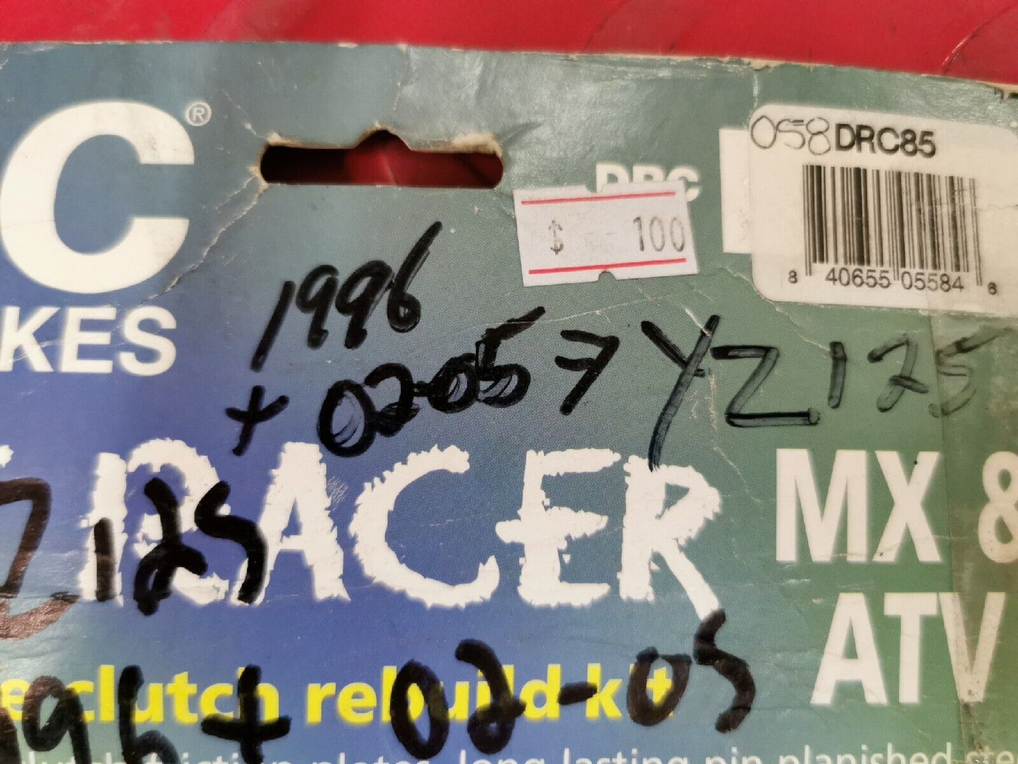 NOS EBC YAMAHA YZ125 1996 2002 -  2005  BRAKES DIRT RACER CLUTCH KIT  DRC85  J12