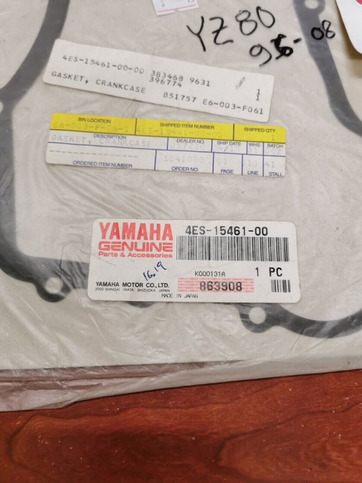 NOS Yamaha YZ85 YZ80 YZ125 CRANKCASE COVER GASKET 4ES-15461-00-00 Y94