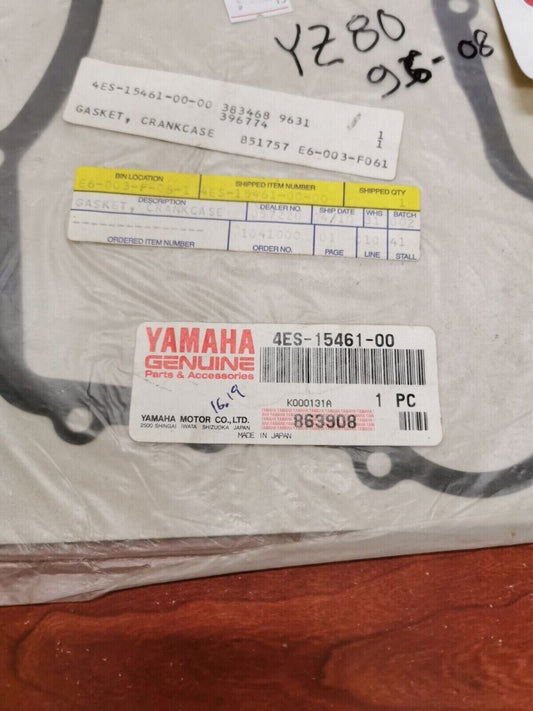 NOS Yamaha YZ85 YZ80 YZ125 CRANKCASE COVER GASKET 4ES-15461-00-00 Y94