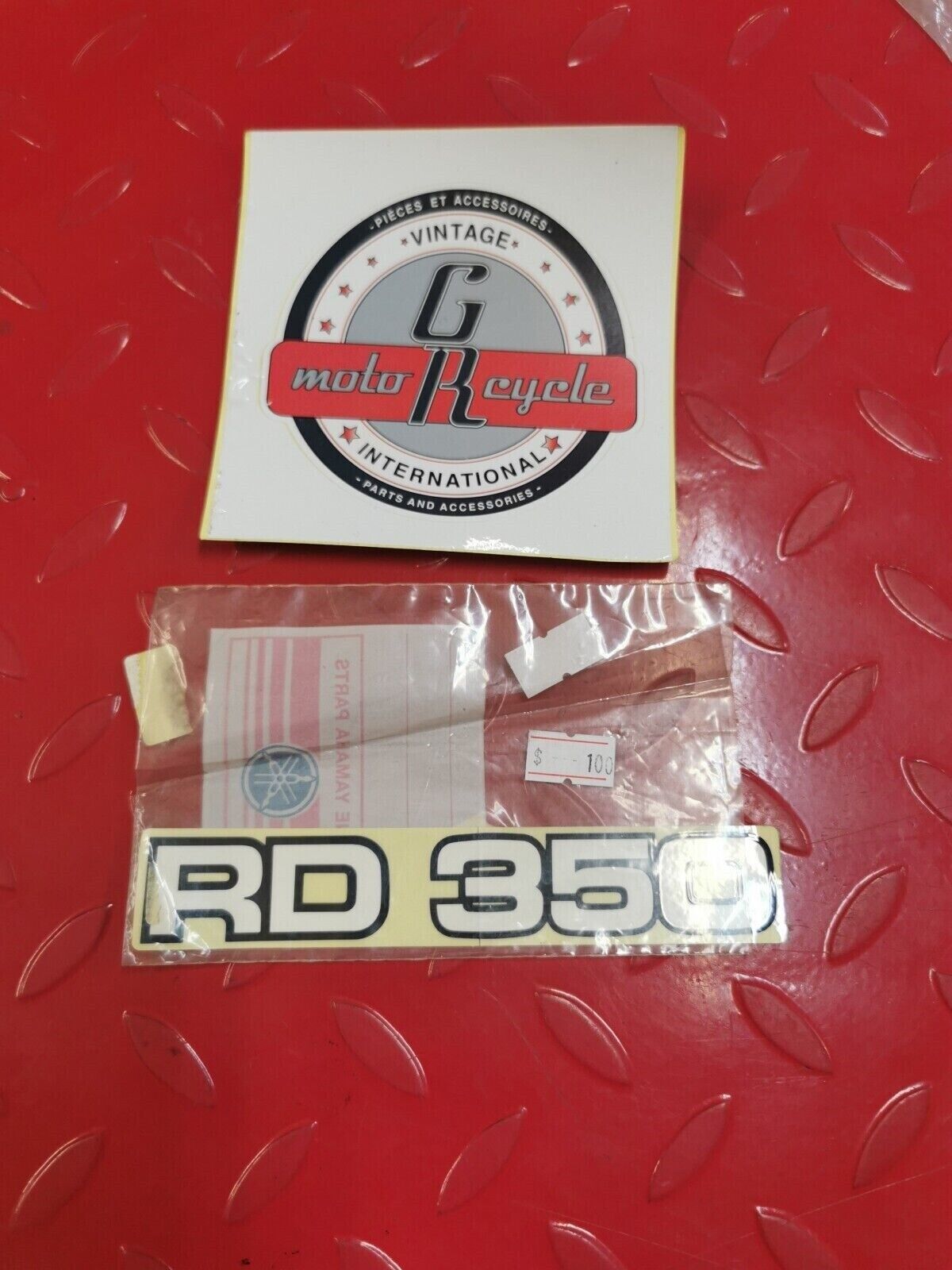 NOS YAMAHA RD350 1982 EMBLEM 3 4L0-21783-00-00 Y28