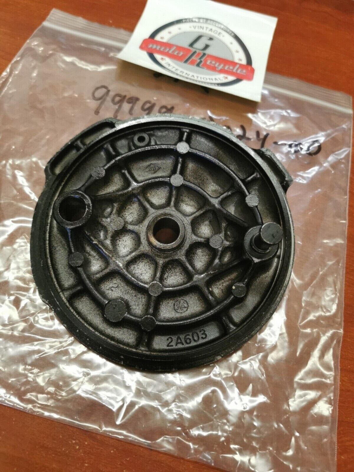 NOS Yamaha DT125 DT175 MX175 IT125 REAR BRAKE SHOE PLATE ASSY 99999-02024-00 Y87