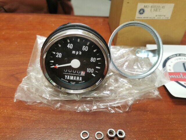 NOS Yamaha GP338 GP433 GP440 GS340 PR440 SL338 SPEEDOMETER 861-83510-41-00 Y125