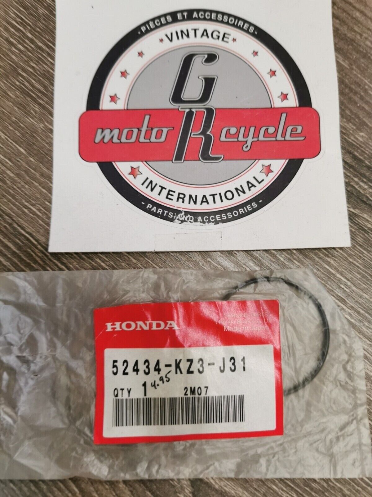 NOS HONDA CRF450R O RING  52434-KZ3-J31 H58