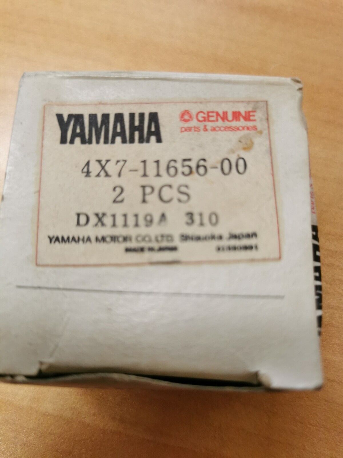 NEW NOS YAMAHA XVS1100 XV750 1982 - 2009  PLANE BEARING 4X7-11656-00-00 QTY2 Y43
