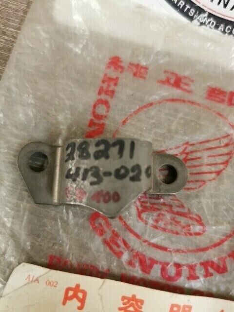 NOS HONDA CB250N CB400N 1978 PLATE KICK STOPPER 28271-413-020 H81