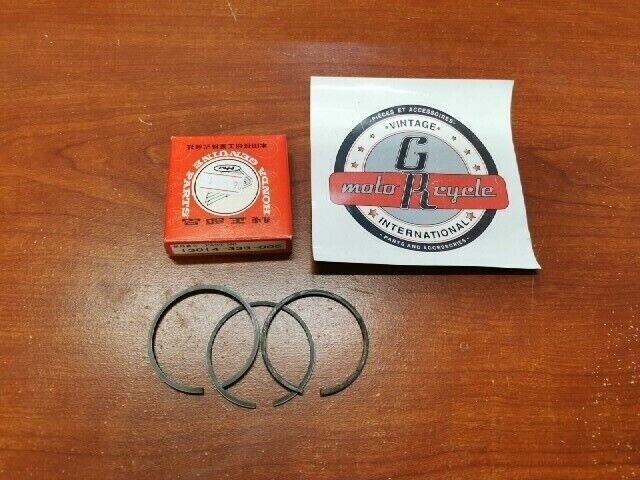 NOS Honda CB350F PISTON RING SET (0.75) 13014-333-005 SUB 13041-333-305 H98