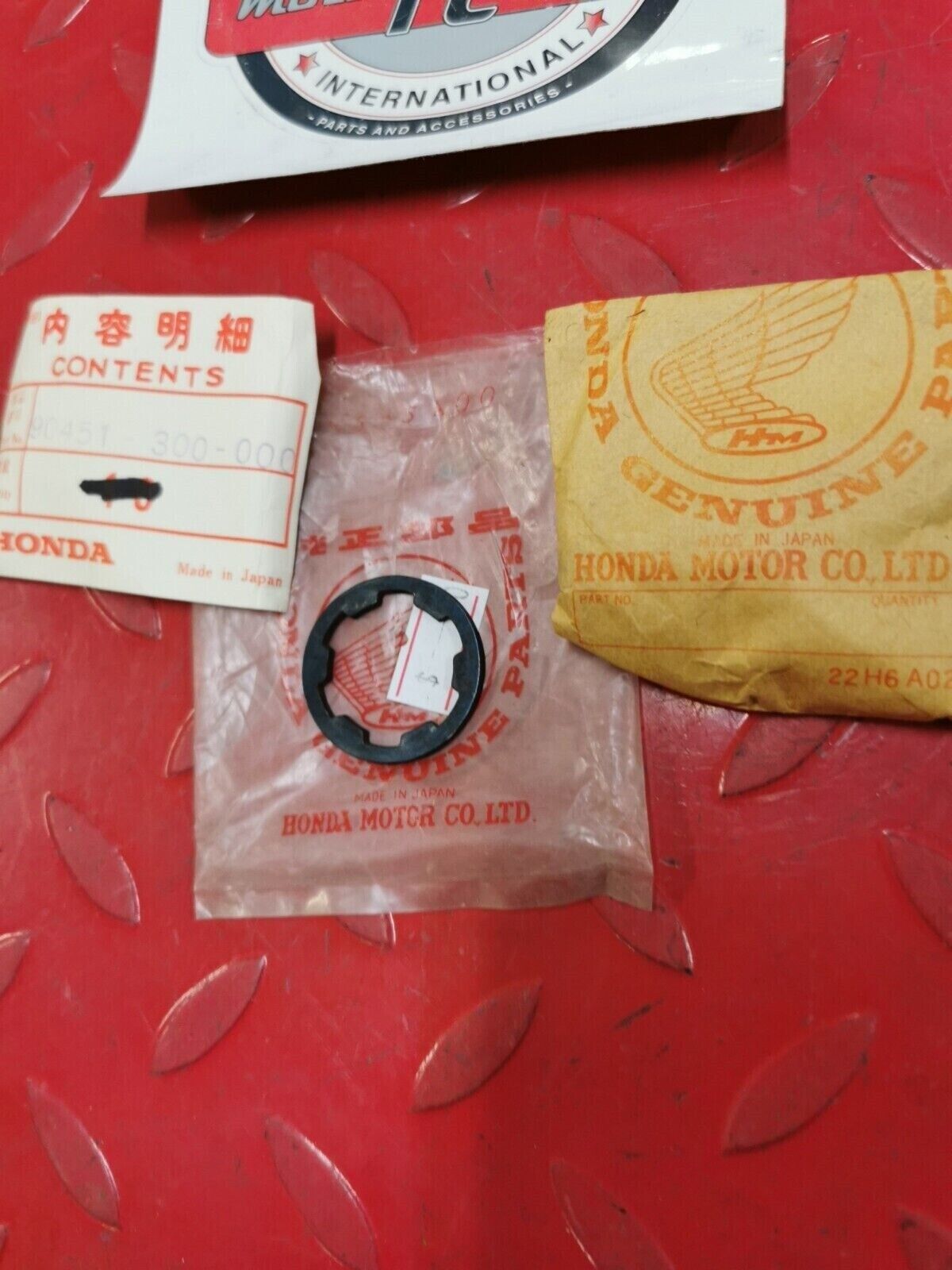 NOS Honda SL350 XL250 CB750 TL250 CB360 WASHER, THRUST (25MM) 90451-300-000 H32