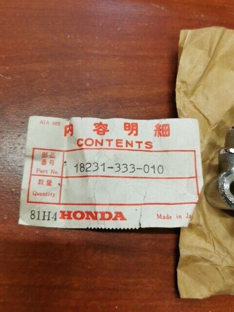 NOS Honda CB100K CB350F CB400F CB550F CL100 EXHAUST PIPE JOINT 18231-333-010 H90
