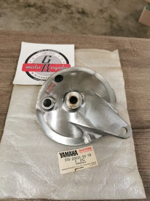 NOS YAMAHA FS1 FS1DX 1979 1980 BRAKE SHOE PLATE ASSY 355-25026-00-38 Y147