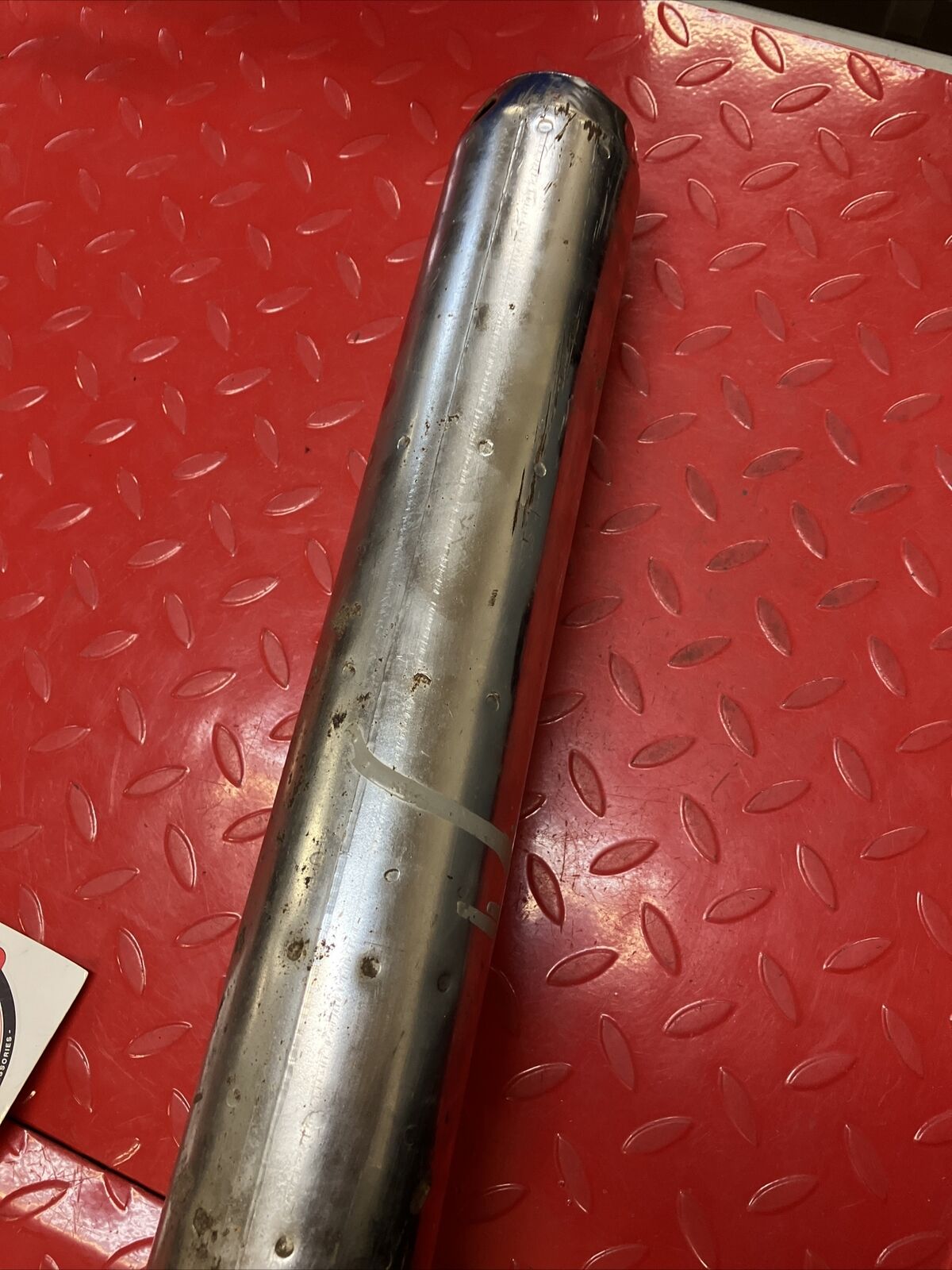 Yamaha RD400 1977 right exhaust pipe silencer 1976 1978