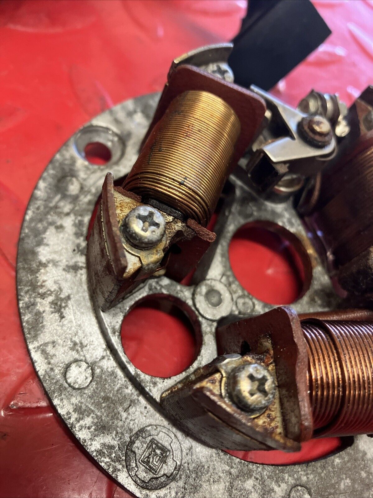 Honda MT125 1975 stator flywheel assy rotor magneto alternator 1974 1976