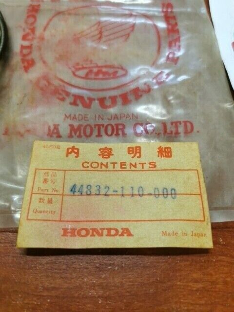 NOS Honda SL100K XL100K0 SPEEDOMETER INNER CABLE 44832-110-000 H98