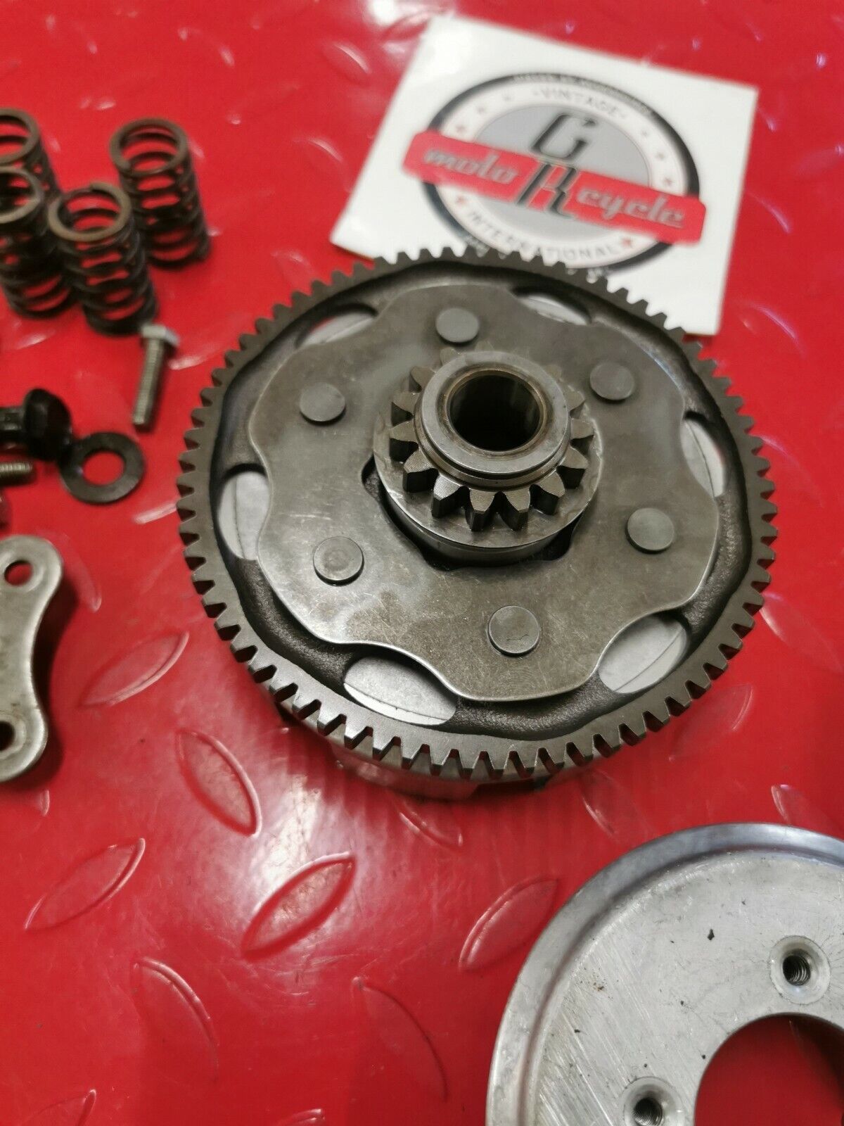 Honda CR80R 1993 complete clutch basket hub pressure plate 22100-GC4-600