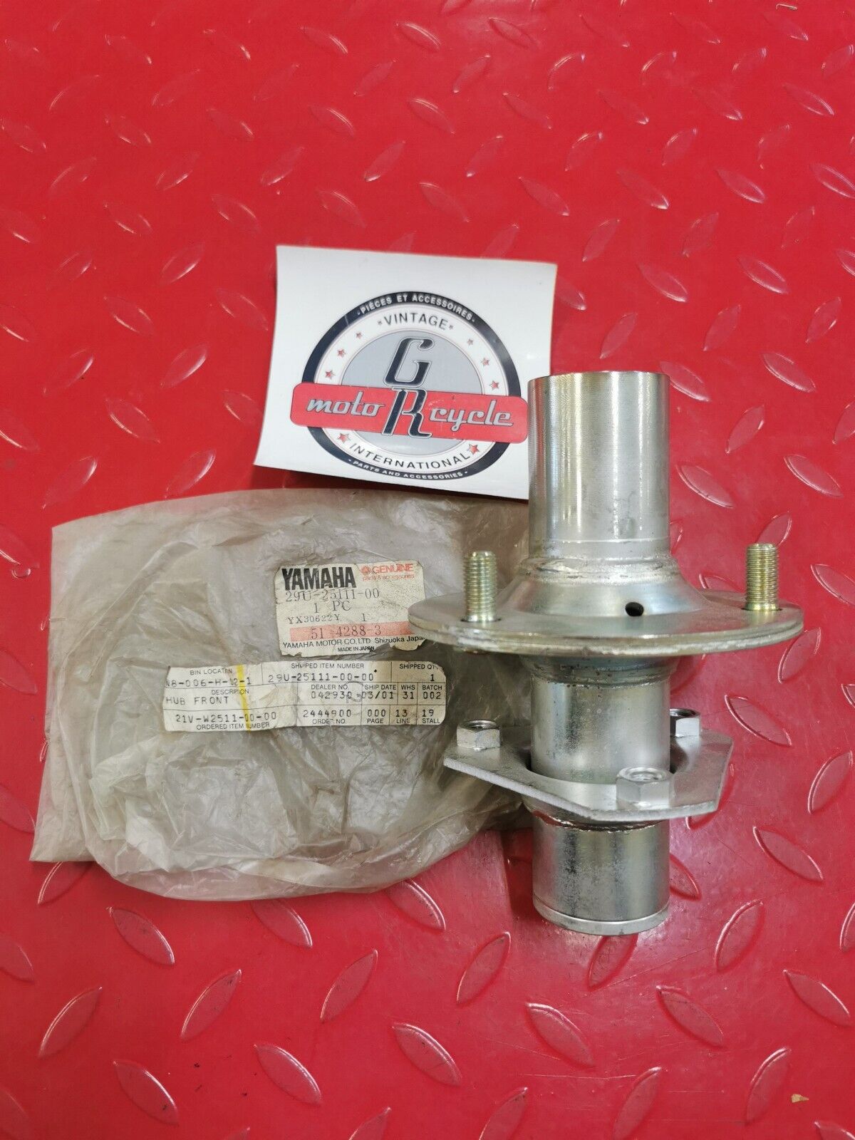 NOS YAMAHA YTM225 YTM200 1983 - 1986 HUB FRONT 29U-25111-00-00 Y29