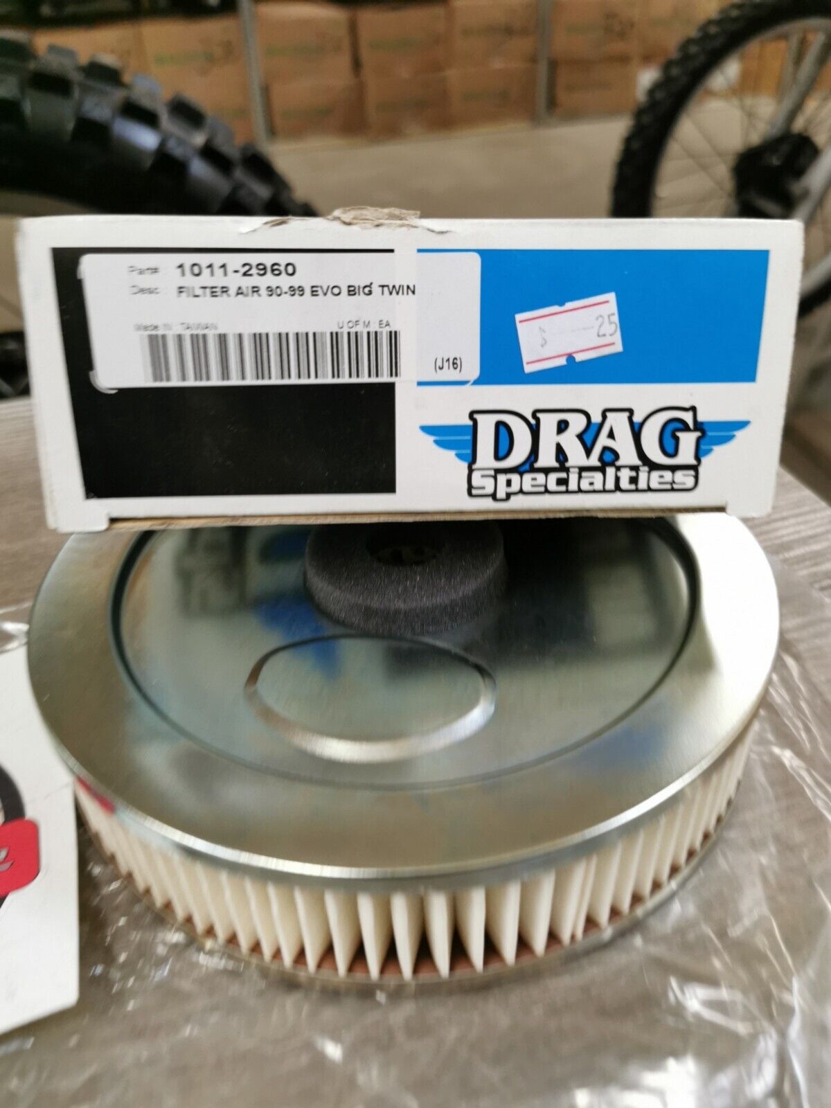 NOS Drag Specialties HARLEY DAVIDSON Air Filter Element 1011-2960 J36