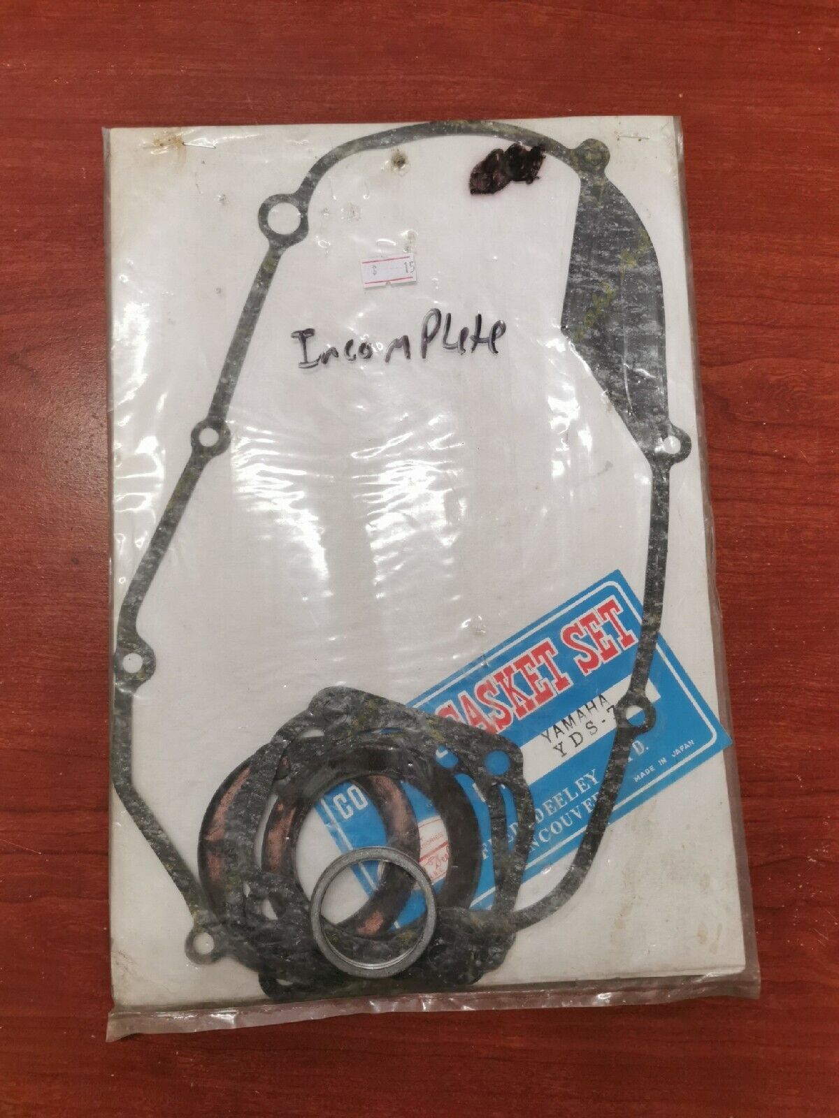 NOS Yamaha YDS7 INCOMPLETE GASKET KIT SET 2 Y74