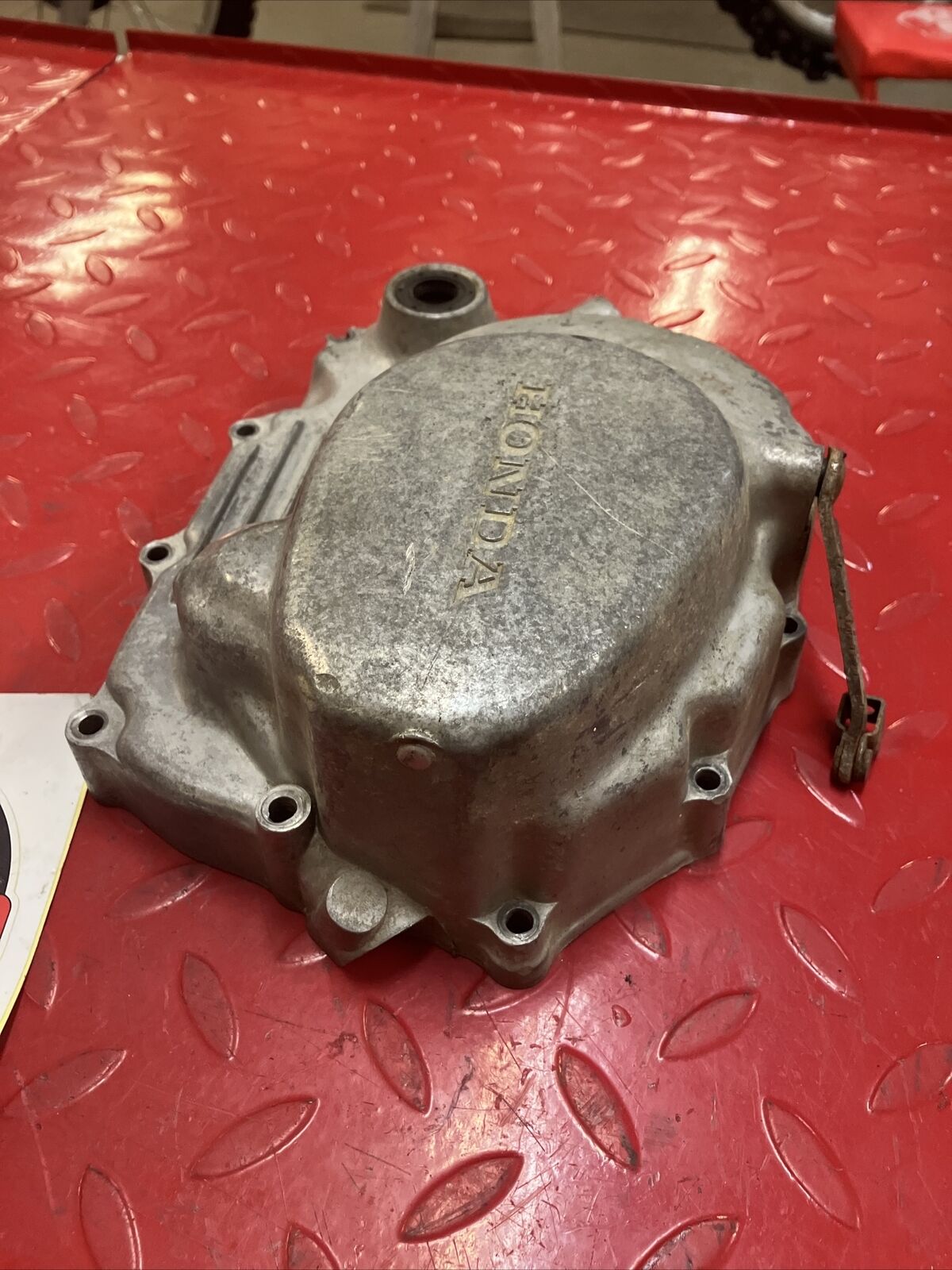 Honda TL125 1975 right crankcase clutch cover 1976