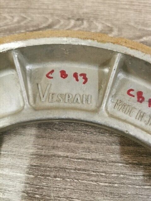 NOS HONDA VESRAH CB125 CB160 1964 CL160 SHOE FRONT BRAKE  45120-216-000 J61