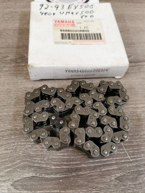 NOS YAMAHA VX700ERG SX500 VT700F SX500R VT600C CHAIN 68L 94860-02068-00 Y108